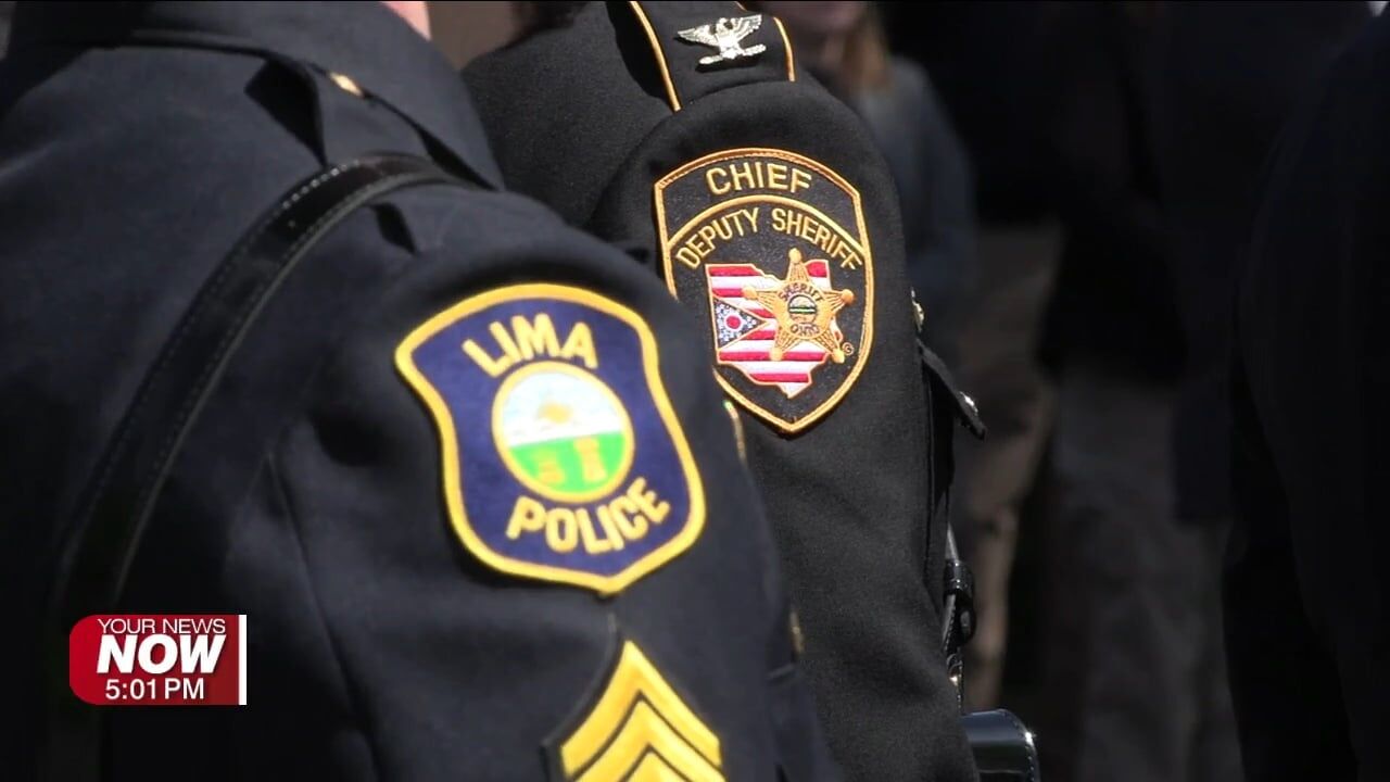 Allen County law enforcement hold memorial service for fallen officers